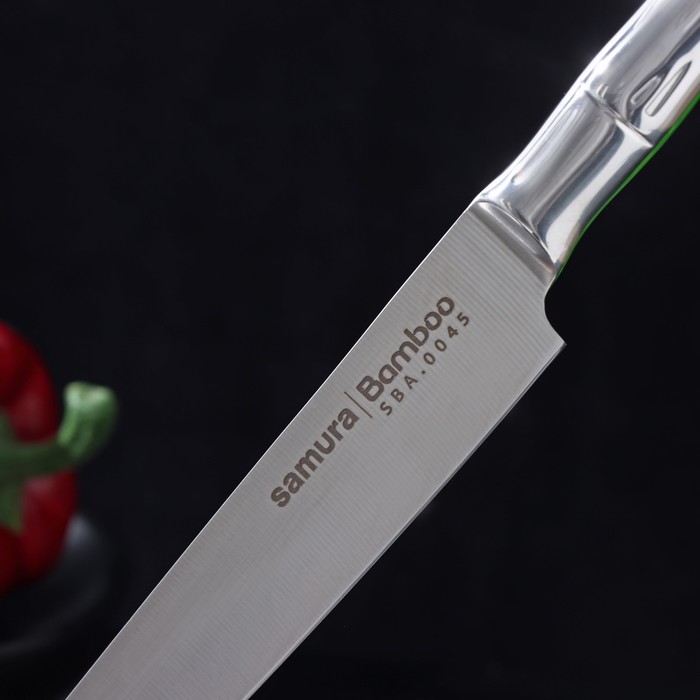 Нож кухонный Samura Bamboo, лезвие 20 см, универсальный - фото 1928102750