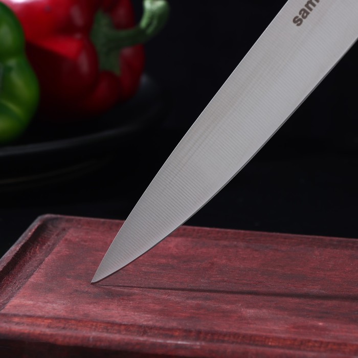 Нож кухонный Samura Bamboo, лезвие 20 см, универсальный - фото 1909108152