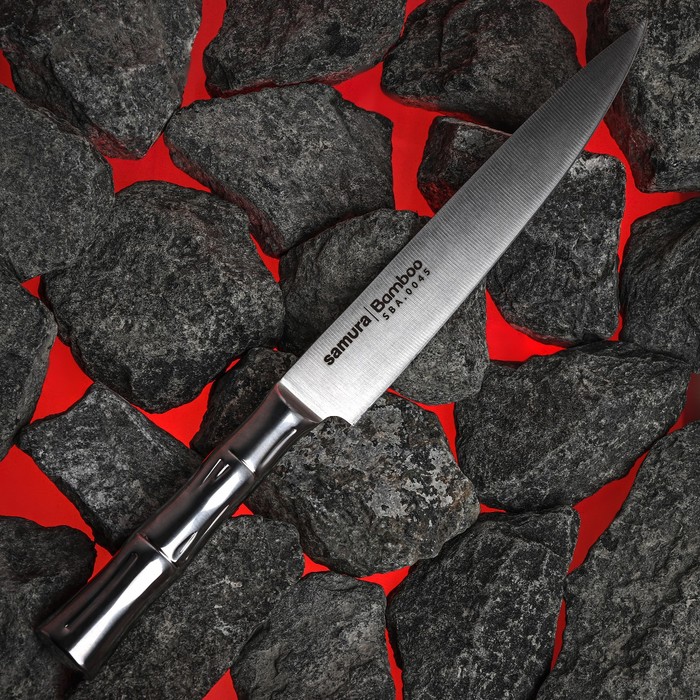 Нож кухонный Samura Bamboo, лезвие 20 см, универсальный - фото 1909108153