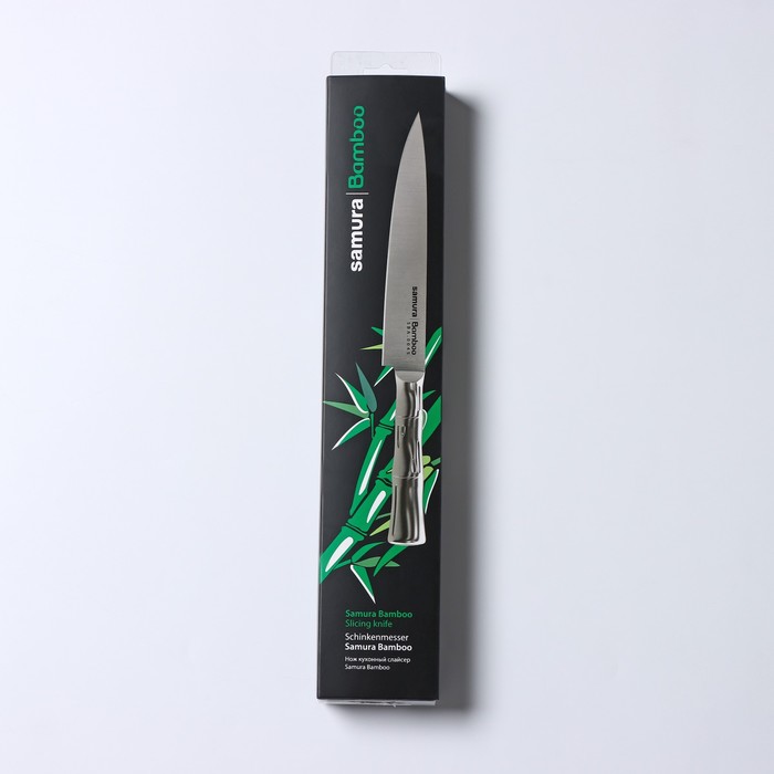 Нож кухонный Samura Bamboo, лезвие 20 см, универсальный - фото 1909108156