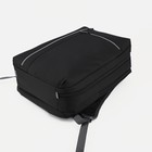 Рюкзак на молнии, отделение для ноутбука, цвет чёрный - Фото 5
