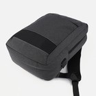 Рюкзак на молнии, отделение для ноутбука, цвет тёмно-серый - Фото 5