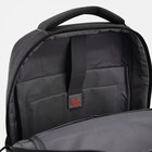 Рюкзак на молнии, отделение для ноутбука, цвет тёмно-серый - Фото 6