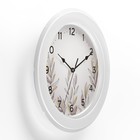 Часы настенные, серия: Интерьер, "Листья, d-30 см - Фото 2