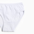 Трусы для девочки, цвет белый, рост 128-134 см - фото 27605412