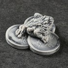 Сувенир "Жаба на трех монетах" 3см - Фото 2