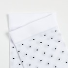 Носки женские MICRO POIS 70 ден, цвет белый/чёрный (bianco/nero), размер 36-40 - фото 22050124