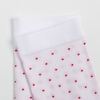 Носки женские MICRO POIS 70 ден, цвет белый/красный (bianco/rosso), размер 36-40 - фото 47155851