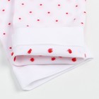 Носки женские MICRO POIS 70 ден, цвет белый/красный (bianco/rosso), размер 36-40 - фото 47155852