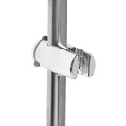 УЦЕНКА Душевая стойка ZEIN S02, с пластиковой прозрачной мыльницей и крепежом, сатин - Фото 2