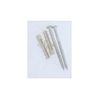 УЦЕНКА Душевая стойка ZEIN S02, с пластиковой прозрачной мыльницей и крепежом, сатин - Фото 5