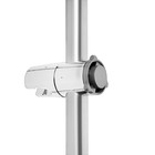 УЦЕНКА Душевая стойка ZEIN S02, с пластиковой прозрачной мыльницей и крепежом, сатин - Фото 7