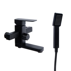 {{photo.Alt || photo.Description || 'УЦЕНКА Смеситель для ванны Accoona A6322F, силумин, картридж 35 мм, короткий излив, черный'}}