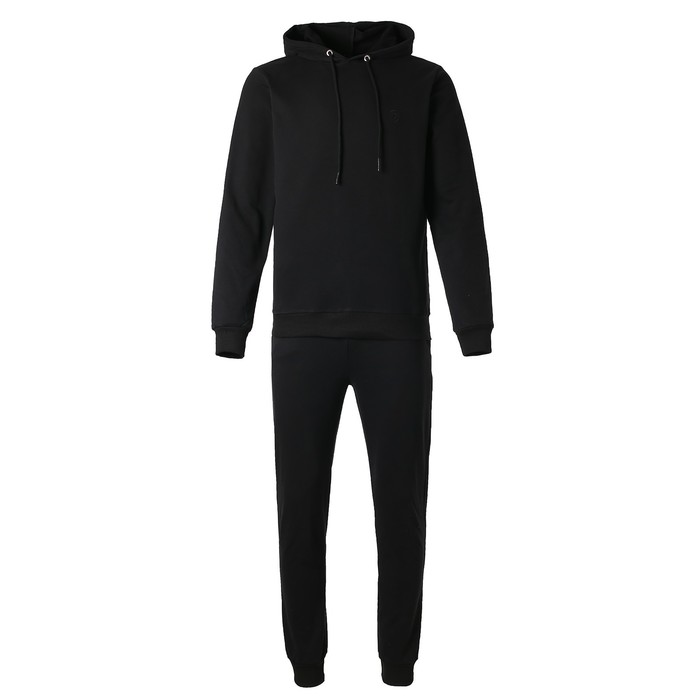 Костюм мужской (толстовка/брюки), цвет чёрный, размер 48 (L) 60737