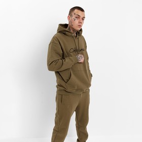 

Костюм мужской (толстовка/брюки), цвет хаки, размер 50 (XL)