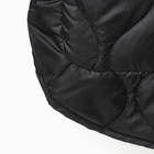 Куртка стеганая MIST Oversize размер 42, цвет чёрный - Фото 12