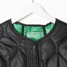 Куртка стеганая MIST Oversize размер 42, цвет чёрный - Фото 9
