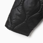 Куртка стеганая MIST Oversize размер 42, цвет чёрный - Фото 10