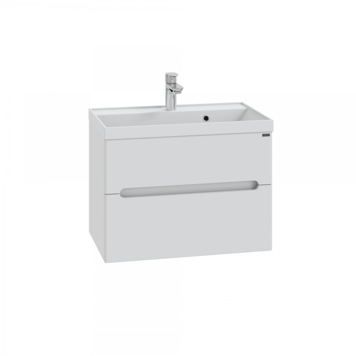 Тумба подвесная «Лондон–70», с раковиной Classic 70, 2 ящика, цвет белый - Фото 1