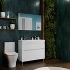 Тумба напольная «Лондон-100/2», с раковиной «Юпитер 100», 2 ящика, цвет белый - Фото 3