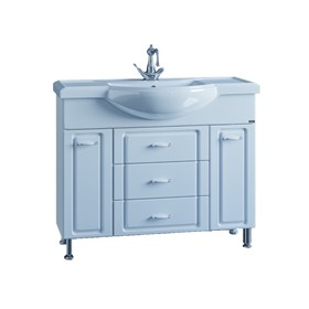 Тумба напольная «Монарх 105», с раковиной «Классик 105»