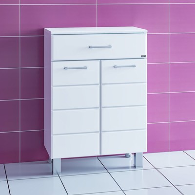 Комод напольный «Омега 600», 1 ящик, цвет белый