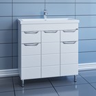 Тумба напольная «Родос 80», с раковиной «Фостер 80», цвет белый - Фото 1