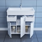 Тумба напольная «Родос 80», с раковиной «Фостер 80», цвет белый - Фото 2