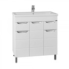 Тумба напольная «Родос 80», с раковиной «Фостер 80», цвет белый - Фото 4