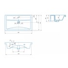 Тумба напольная «Родос 80», с раковиной «Фостер 80», цвет белый - Фото 5