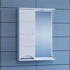 Зеркало-шкаф СаНта «Родос-500», с подсветкой, левое - фото 301113372