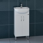 Тумба напольная «Сити–40», с раковиной «Манго 40», цвет белый 9469468