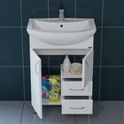 Тумба напольная «Грация–60», с раковиной «Грация 60», 2 ящика, цвет белый - Фото 2