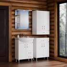 Зеркало – шкаф «Герда-600», фацет, с подсветкой  (артикул 9469492)  большой выбор товаров оптом и в розницу по низким ценам с доставкой