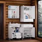 Зеркало – шкаф «Герда-600», фацет, с подсветкой  (артикул 9469492)  большой выбор товаров оптом и в розницу по низким ценам с доставкой