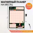 Магнитный планер А4 и стирающийся маркер "Осознанность" - фото 319818512