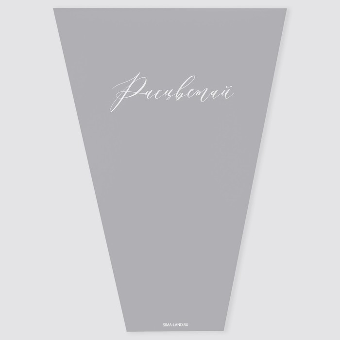 Пакет для цветов "Расцветай", 26 х 10 х 34 см 9309407