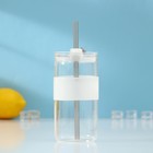 Стакан с крышкой и трубочкой «Фрутис», 410 мл, стекло, МИКС - Фото 2