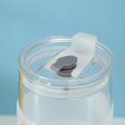 Стакан с крышкой и трубочкой «Фрутис», 410 мл, стекло, МИКС - Фото 4