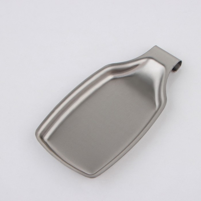 Подставка из нержавеющей стали для кухонных принадлежностей, 20,5×11×2, цвет серебряный - фото 1885580280