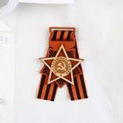 Георгиевская лента на 9 мая «Отечественная война», 6.1×8.2 см - Фото 5