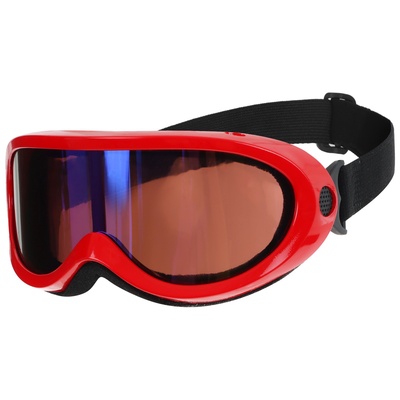 Маска горнолыжная ONLYTOP, красная