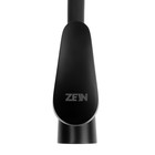Смеситель для кухни ZEIN Z2230, гибкий силиконовый излив, картридж керамика 40 мм, черный - Фото 6
