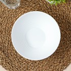 Салатник Avvir Сarve, 850 мл, d=18 см, стеклокерамика, цвет белый - фото 24426348