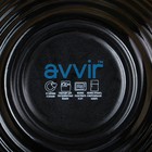 Миска Avvir Carve, 430 мл, d=13 см, стеклокерамика, цвет чёрный - Фото 4