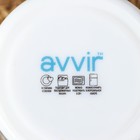 Кружка Avvir «Чайная», 320 мл, стеклокерамика, цвет белый - Фото 4