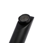 Смеситель для ванны ZEIN Z2649F, короткий излив, душевой набор, нержавеющая сталь, черный - Фото 8