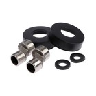 Смеситель для ванны ZEIN Z2649F, короткий излив, душевой набор, нержавеющая сталь, черный - Фото 11