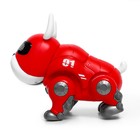 Робот собака «Дюк» IQ BOT, интерактивный: световые и звуковые эффекты, на батарейках, красный - фото 4373657