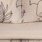 Постельное бельё "Этель" 1.5 сп "Graphic flowers" 143х215 см, 150х214 см, 50х70 см -2 шт, мако-сатин 114г/м2 9355444 - фото 10292703